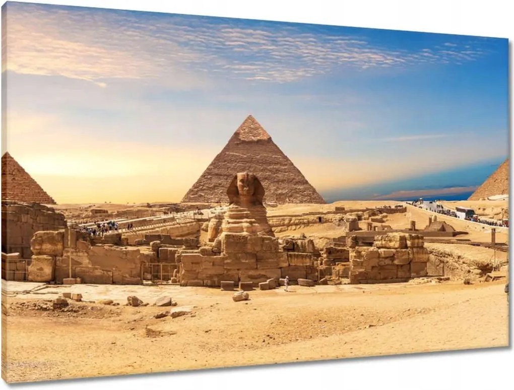 Vászonkép 90x60 Panoráma a piramisokra