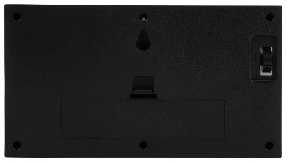 Karlsson 5976BK Design fali/asztali billenő óra,fekete, 21 cm