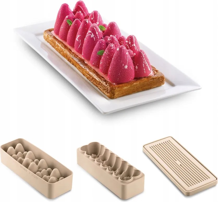 Silikomart Szilikon Tortaforma Készlet Ice Glow