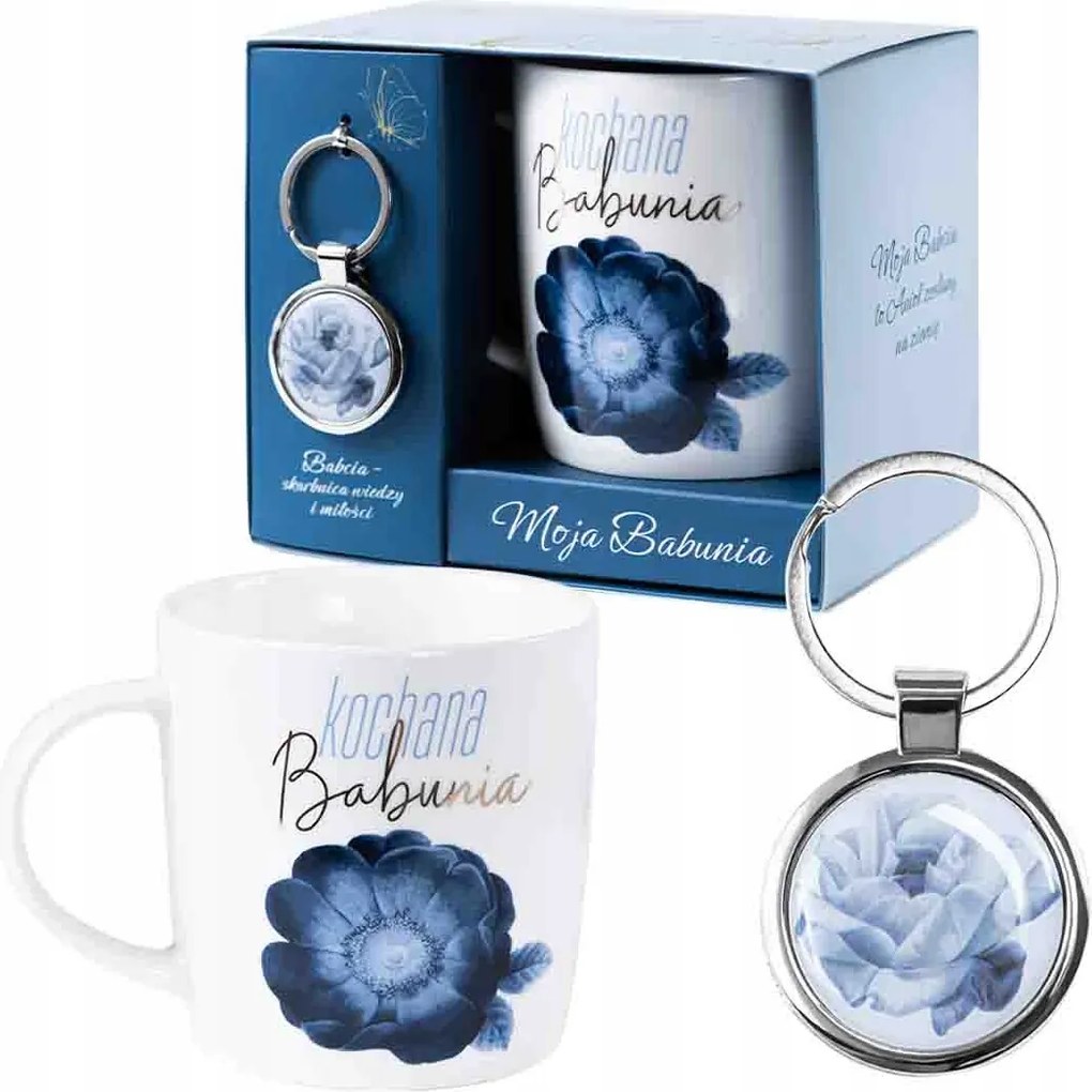 Ajándék Szett Nagymama Bögre Kulcstartó Ajándék Nagymama Napjára