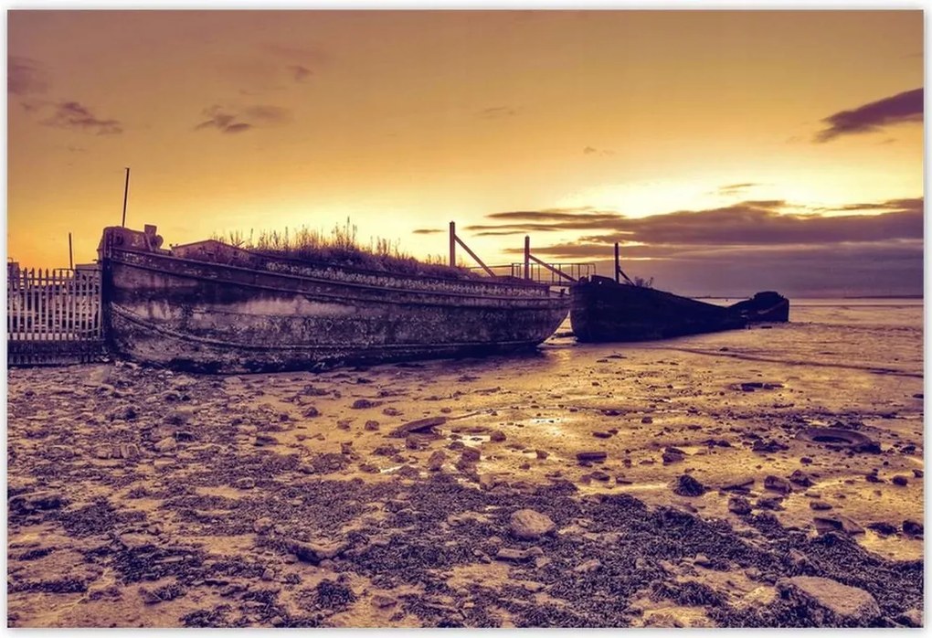 Poszterek 200x135 Régi halászcsónakok