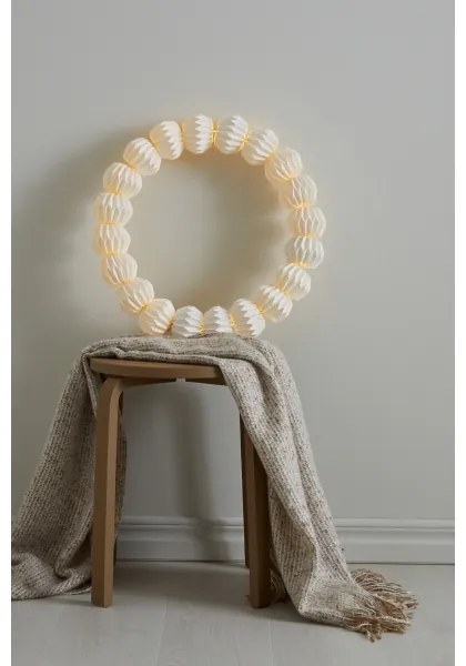 Markslöjd 705814 - LED Karácsonyi dekoráció TUBBY LED/0,6W/3xAA fehér