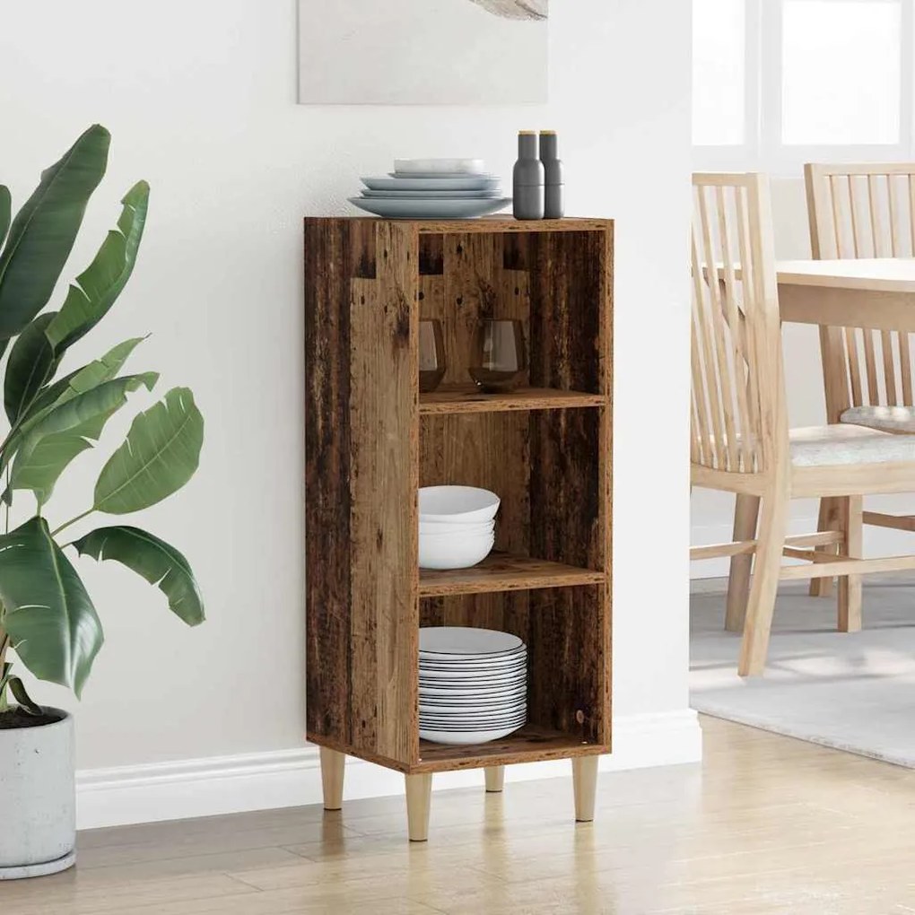 Széf Régi fa 32.5 x 34.5 x 90 cm Faanyag