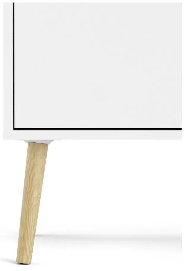 Fehér komód 147x82x39 cm Oslo – Tvilum