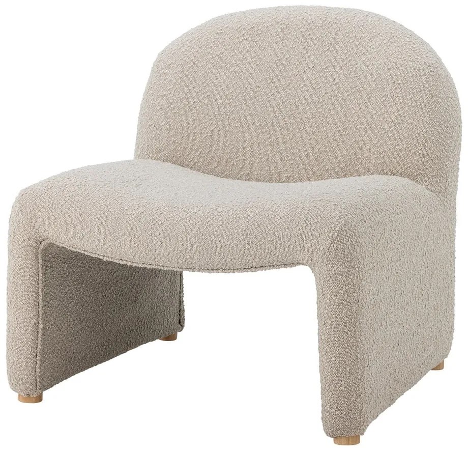 Krémszínű buklé fotel Neel – Bloomingville