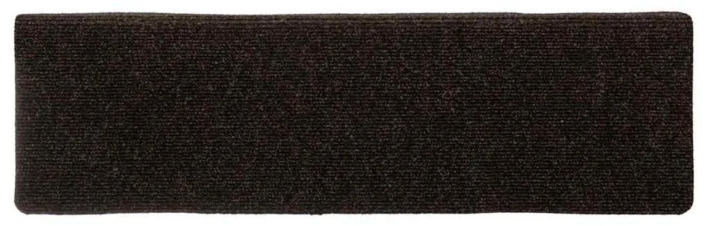 30 db öntapadós lépcsőszőnyeg, barna, téglalap alakú széllel, 65 x 21 x 4 cm