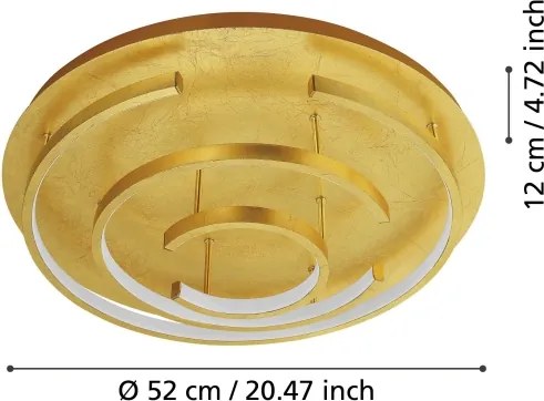 Eglo 98488 - LED mennyezeti lámpatest POZONDON LED/24W/230V