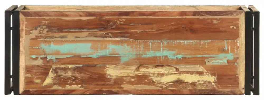 tömör újrahasznosított fa TV-szekrény 90 x 30 x 40 cm