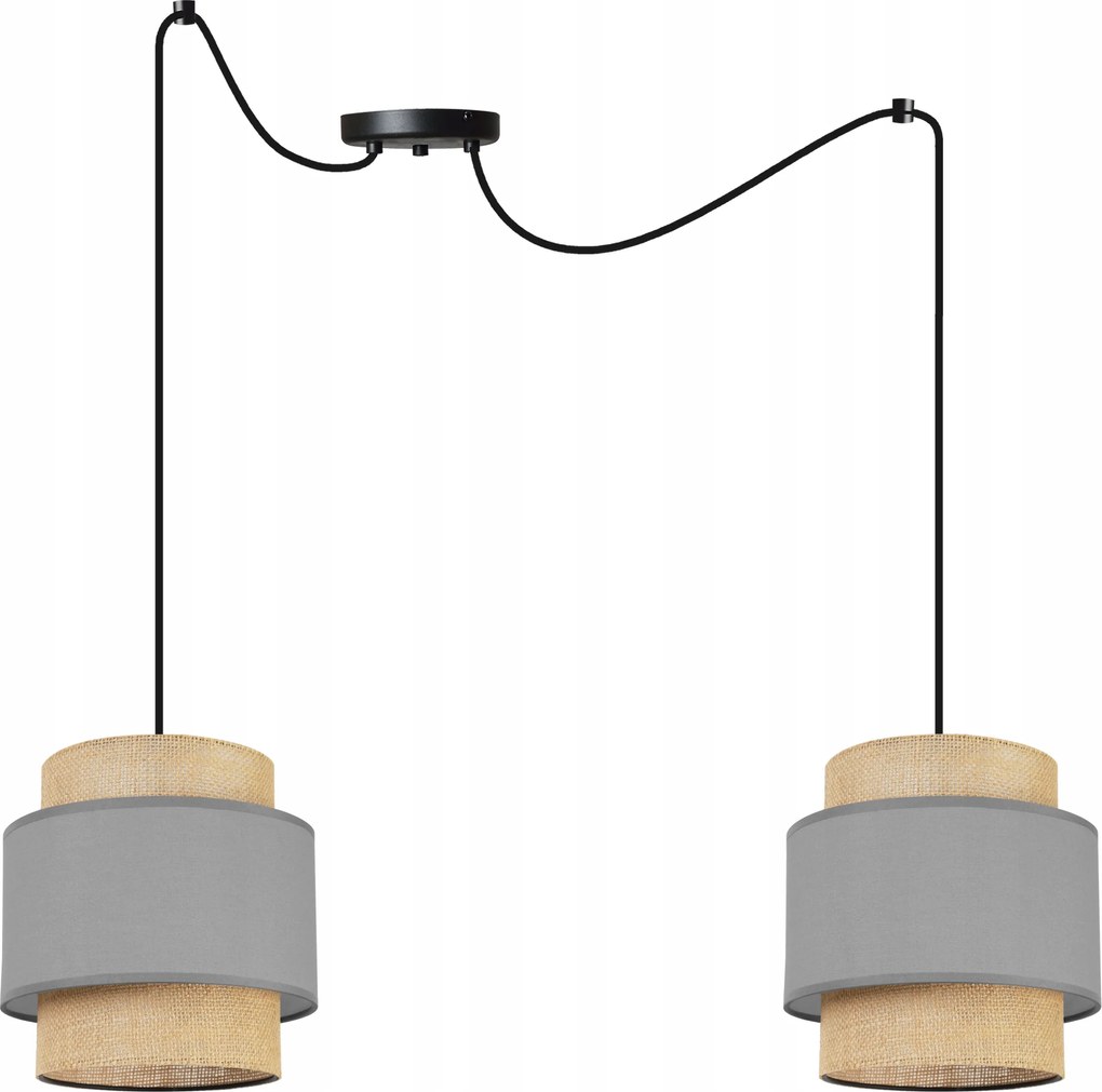 Mennyezeti Lámpa Lógó Csillár Pók Loft Lámpabúra Boho Juta Modern