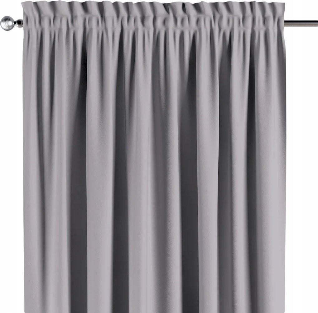 Csatornafüggöny frufruval 1 db 130x245cm barna