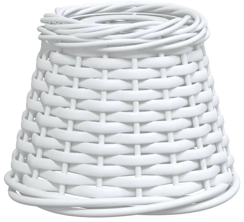 fehér fonott mennyezeti lámpaernyő Ø15 x 12 cm