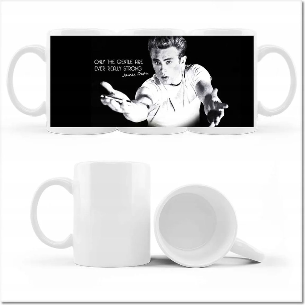 James Dean nyomott mintás bögre