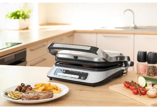 Sencor kontakt grill 2100W/230V matt króm kivitelben