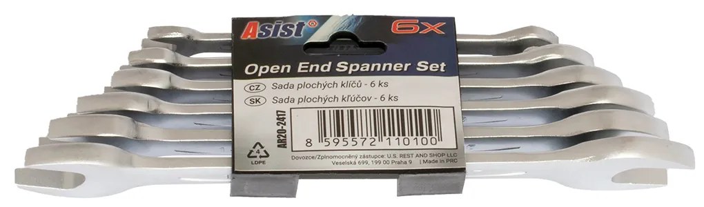 Laposkulcs-készlet - 6 db ASIST AR20-2417