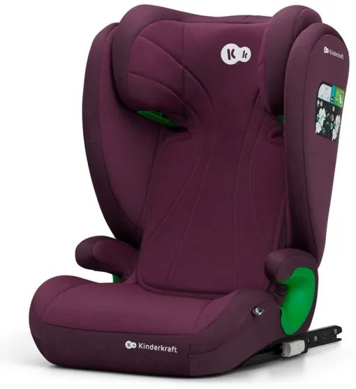 KINDERKRAFT JUNIOR FIX 2 autósülés 100-150 cm Cherry pearl