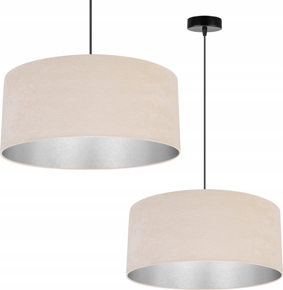 Mennyezeti Lámpa Lógó Csillár Szimpla Króm Lámpabúra Loft Glamour Krém