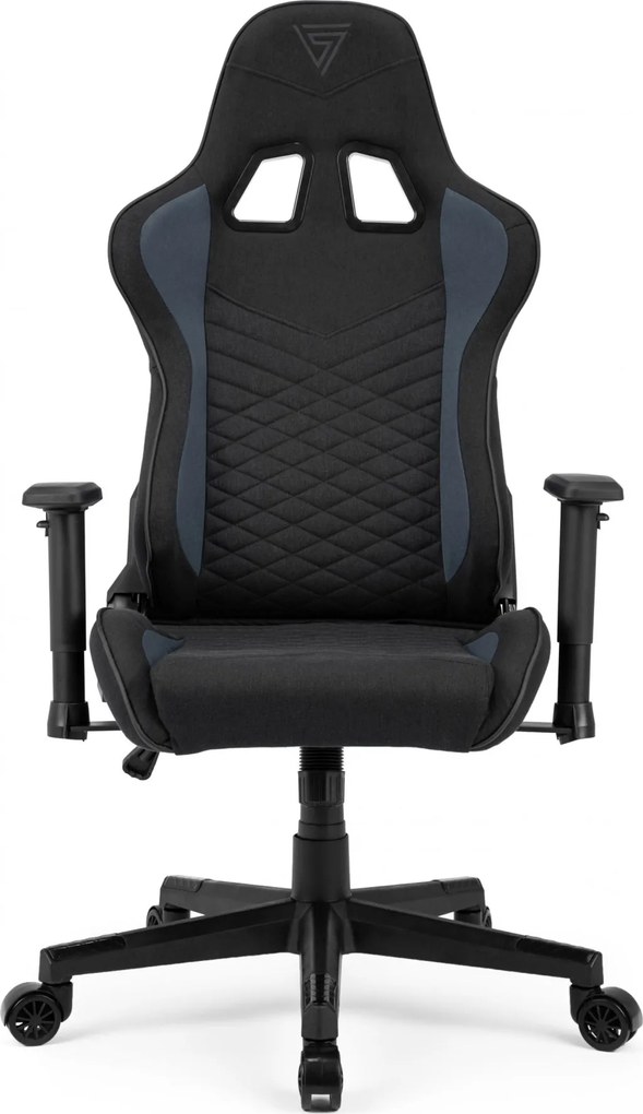 Gamer szék SENSE7 Spellcaster szövet fotel, fekete-kék.