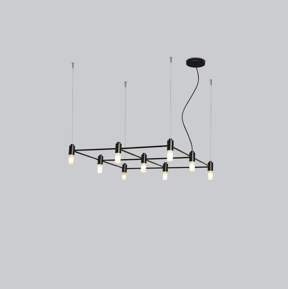 TOOY 505-09 QUADRANTE Modern Led Függesztett Lámpa G9 IP20