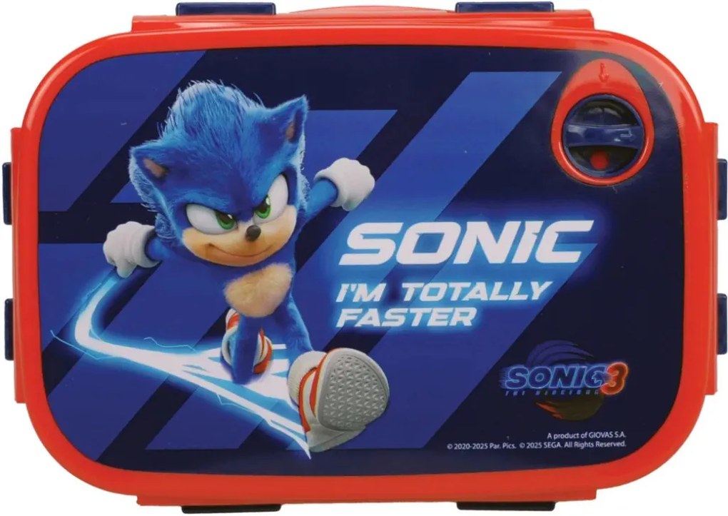 Sonic a sündisznó Faster szendvicsdoboz