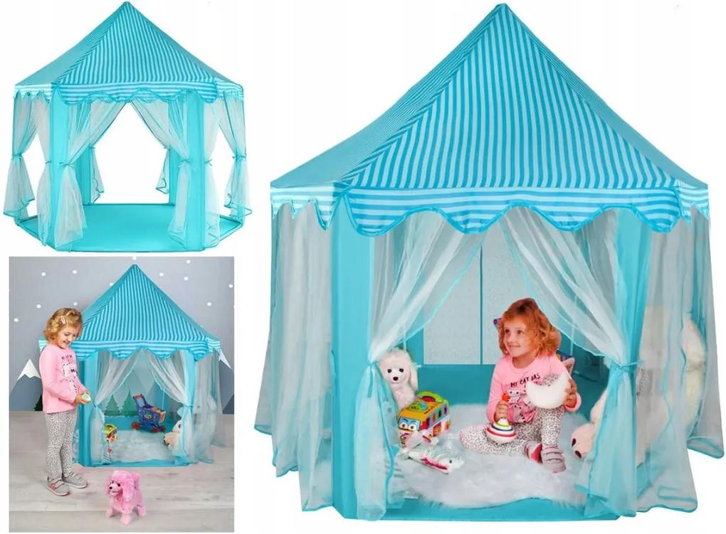 ISO Gyerek sátor kastély, kék, 6105