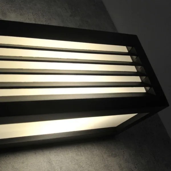 Kültéri fali lámpa OSAKA 1xE27/12W/230V IP54