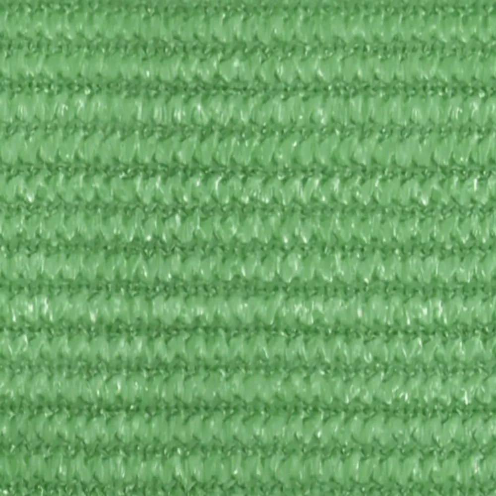 világoszöld HDPE napvitorla 160 g/m² 4 x 4 x 4 m