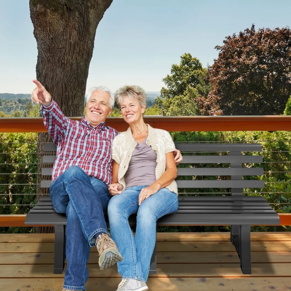 ORCHIDEA kerti pad, 145x49x74cm, antracit I.P.A.E-Progarden