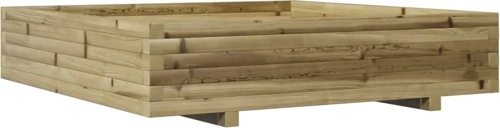 vidaXL impregnált fenyőfa kerti virágtartó 110x110x26,5 cm