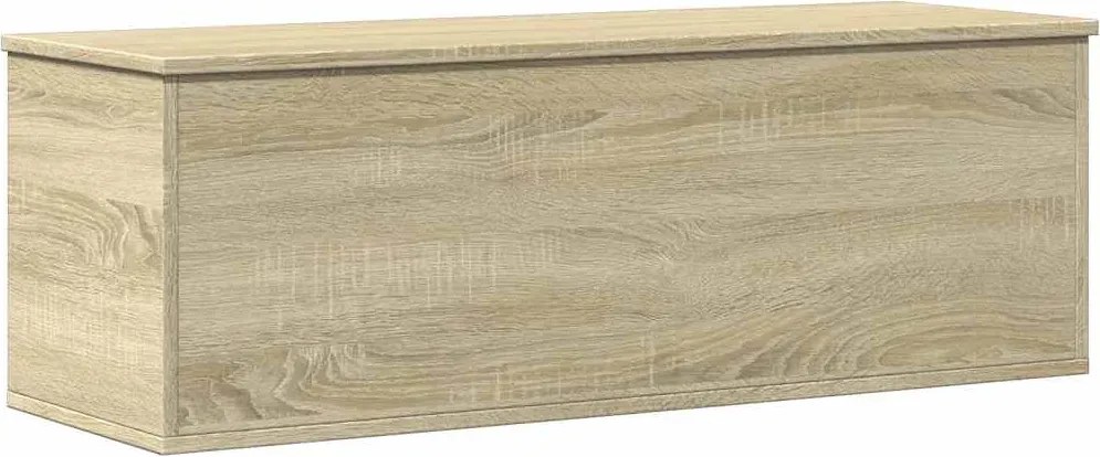 vidaXL sonoma tölgy színű szerelt fa tárolóláda 102 x 35 x 35 cm
