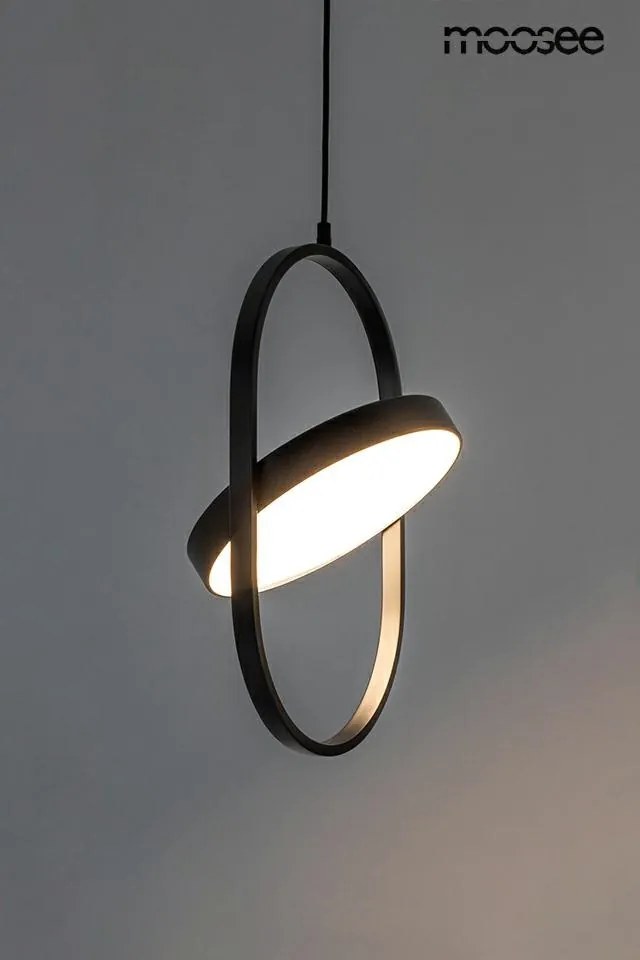 KING HOME MSE010100314 SPINNER Modern Led Függesztett Lámpa Fehér, Fekete LED IP20