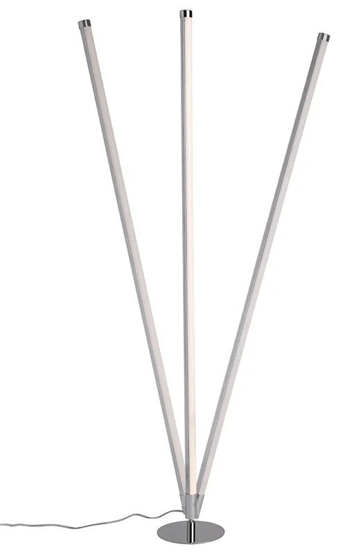 2 db modern LED króm állólámpa szett - Line-up