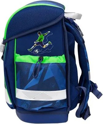 Iskolatáska, fémcsat, BELMIL Classy Final Goal, foci (BL40313AG81F)