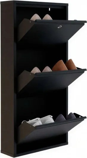 Locking 3 Piece Metal - Black