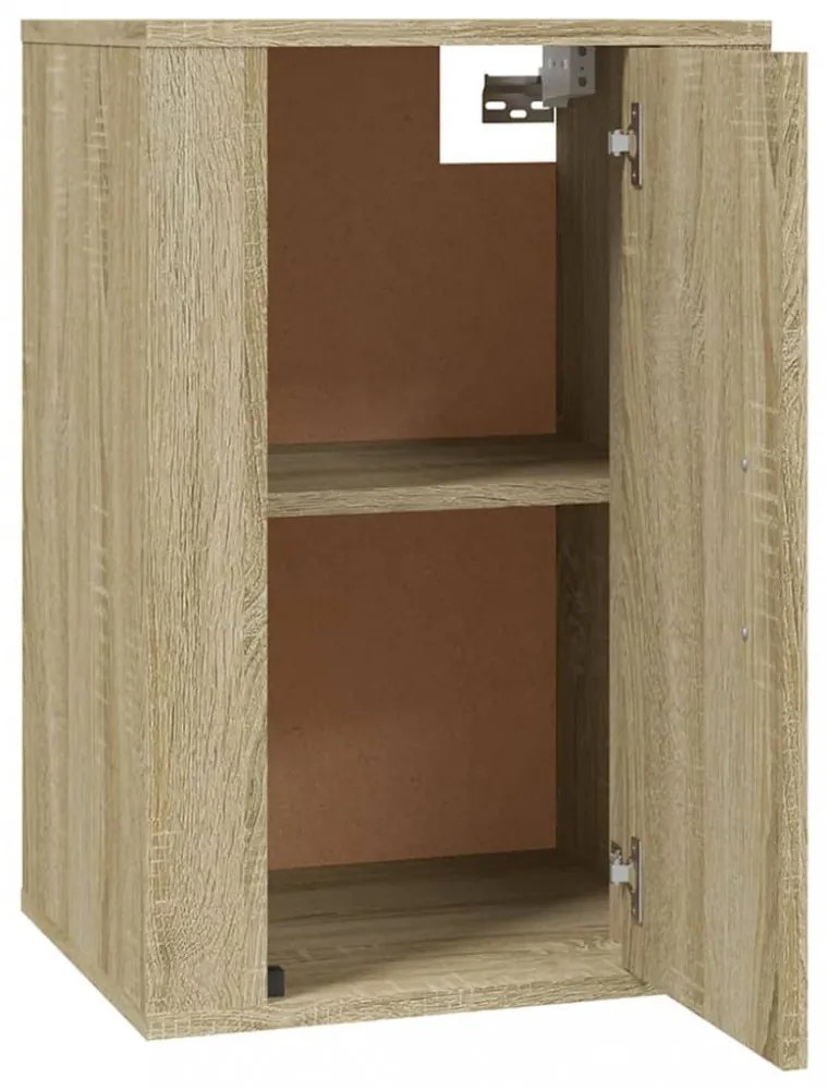 2 db sonoma tölgy fali TV-szekrény 40x34,5x60 cm