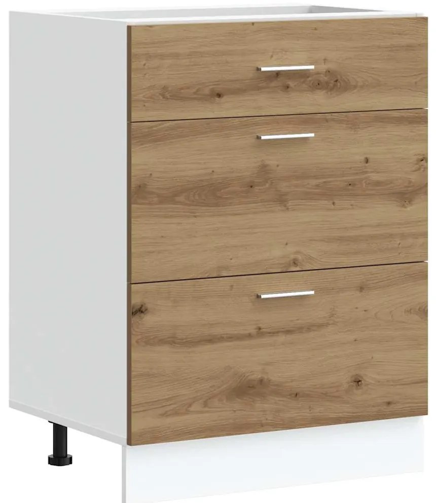 vidaXL “Lyon” konyhai alapszekrény Artisan Oak Engineered Wood