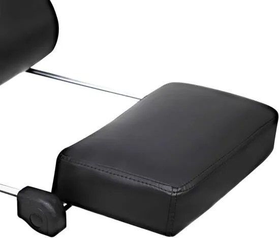 Irodai fotel összecsukható lábtartóval, állítható háttámlával