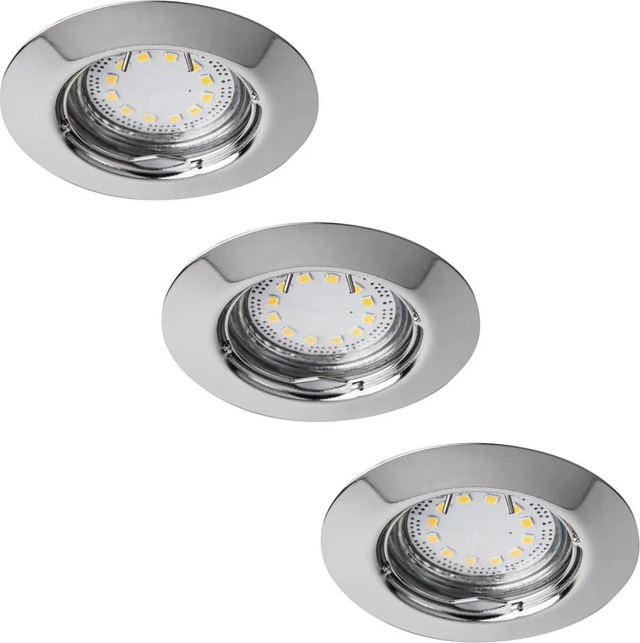 Rabalux 1047 - 3 darabos LED-es beépíthető mennyezeti lámpa LITE 3xGU10-LED/3W/230V
