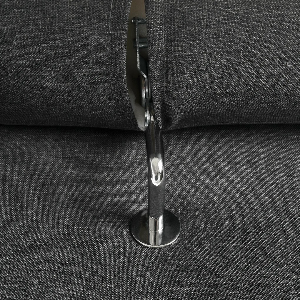 Sarok ülőgarnitúra, szürke, SEGORIA LUX