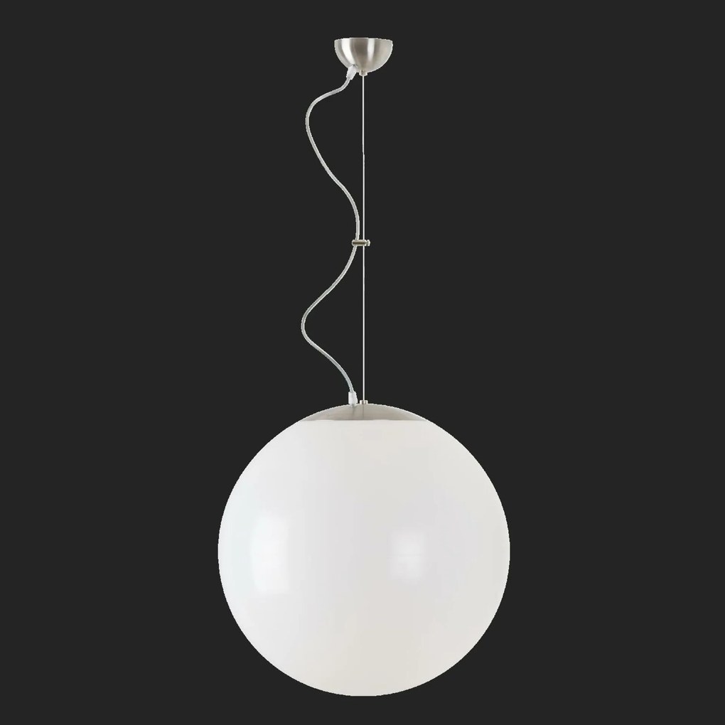 Osmont 46876 Isis L4 függesztett műanyag könnyű rozsdamentes acél szálcsiszolt fehér IP40 1