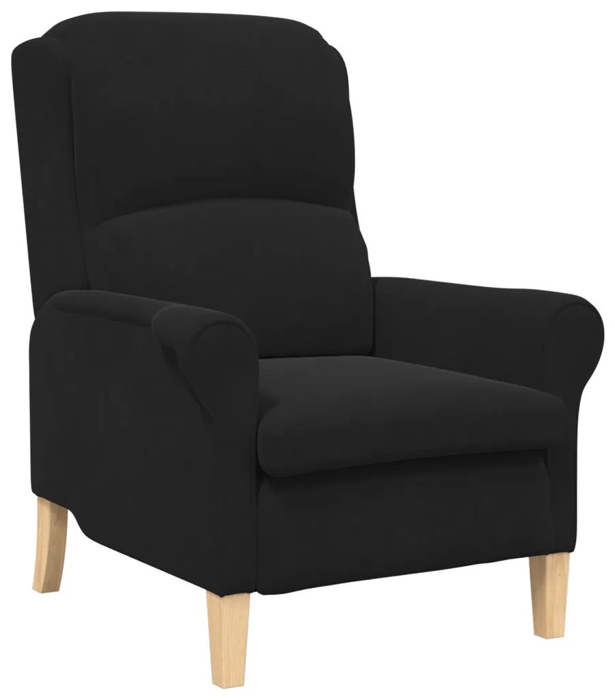 Fekete Karosszék Fekete Szövet, Fa Standard Ergonomikus