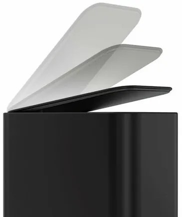 Simplehuman keskeny pedálos szemetes 5 L, fekete