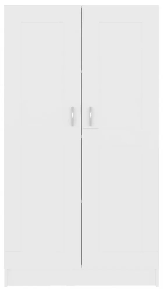fehér szerelt fa könyvszekrény 82,5 x 30,5 x 150 cm