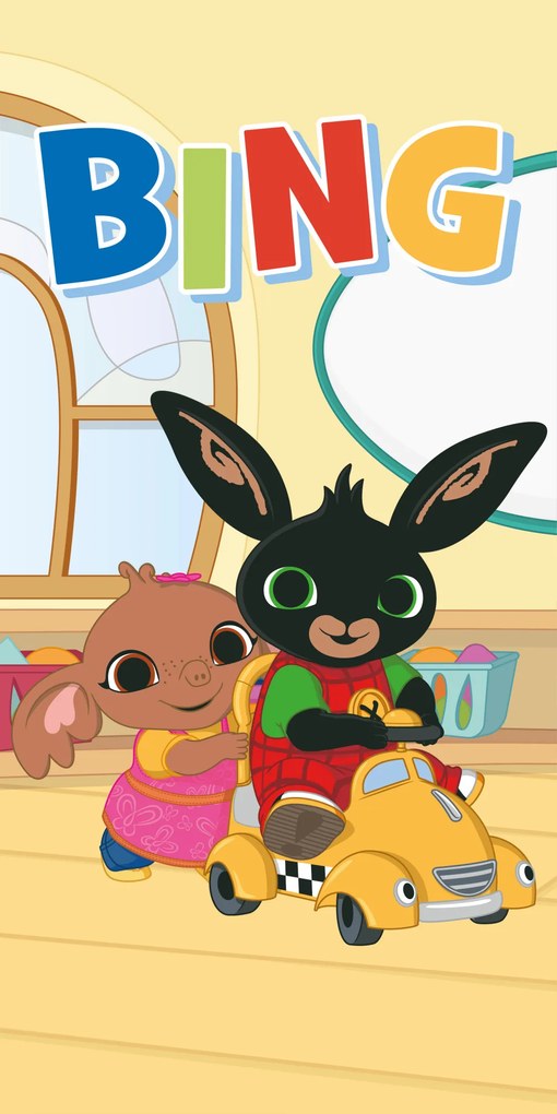 Bing Playroom fürdőlepedő, strand törölköző 70x140cm