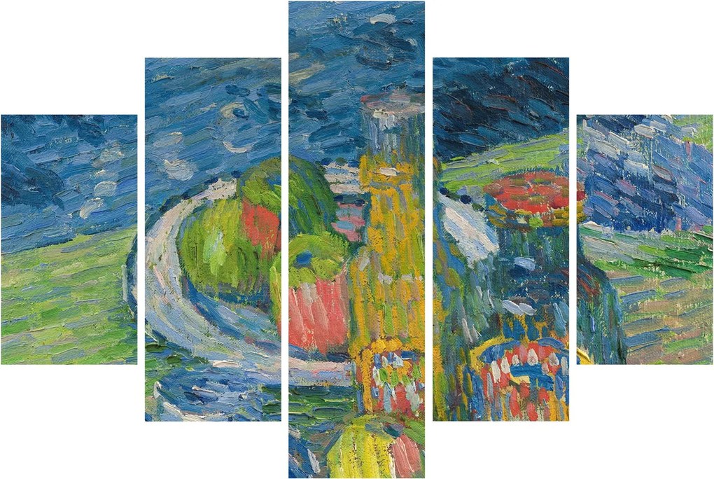 Kép - Alexej von Jawlensky, Still Life with Bottles and Fruit, reprodukciók (150x105 cm)