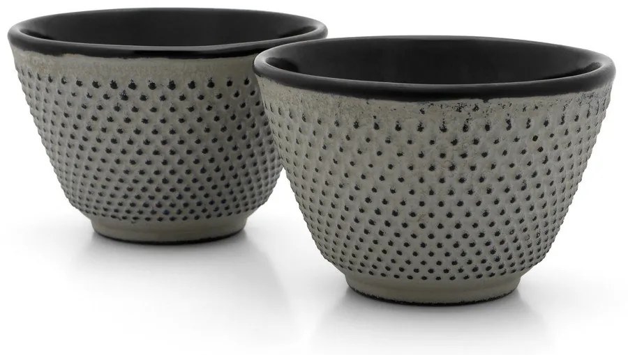 Szürke öntöttvas csésze szett 2 db-os 100 ml Jang – Bredemeijer
