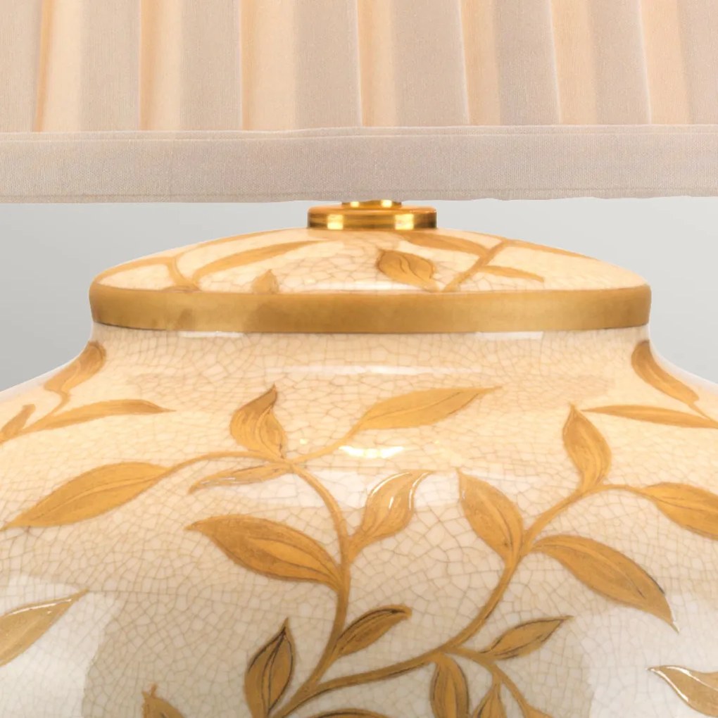 Elstead Lighting Leaves Brown Gold LEAVES-BR-GL-TL Asztali lámpa 1x60W/E27