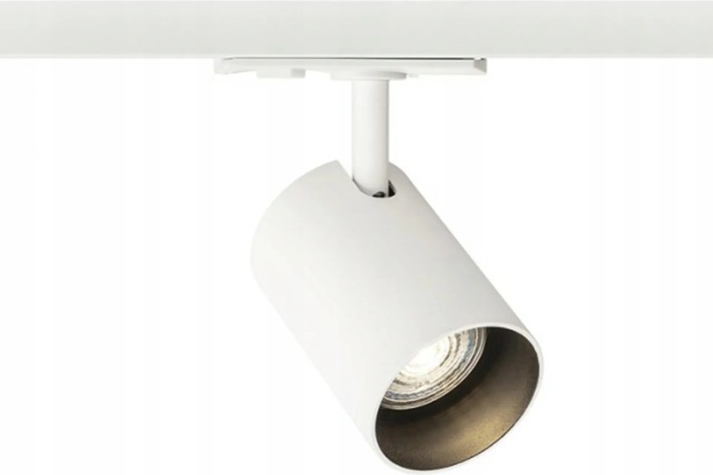 Rendl Connor sínre szerelhető spotlámpa fehér/fekete GU10 10W, dönthető, R13497