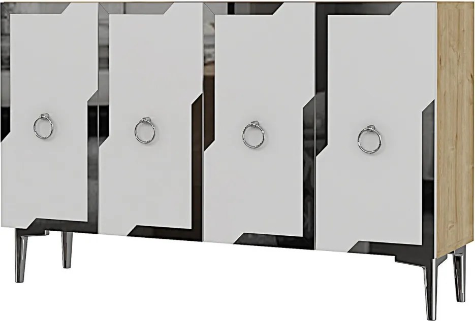 Seza 120 - Sapphire Oak, White, Silver