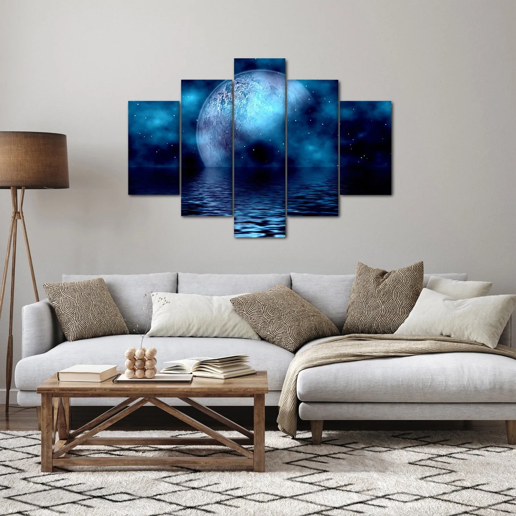 A hold képe a tenger felett (150x105 cm)