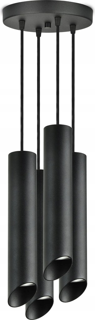 Függő lámpa Csillár Plafon Tubus Fém Led GU10